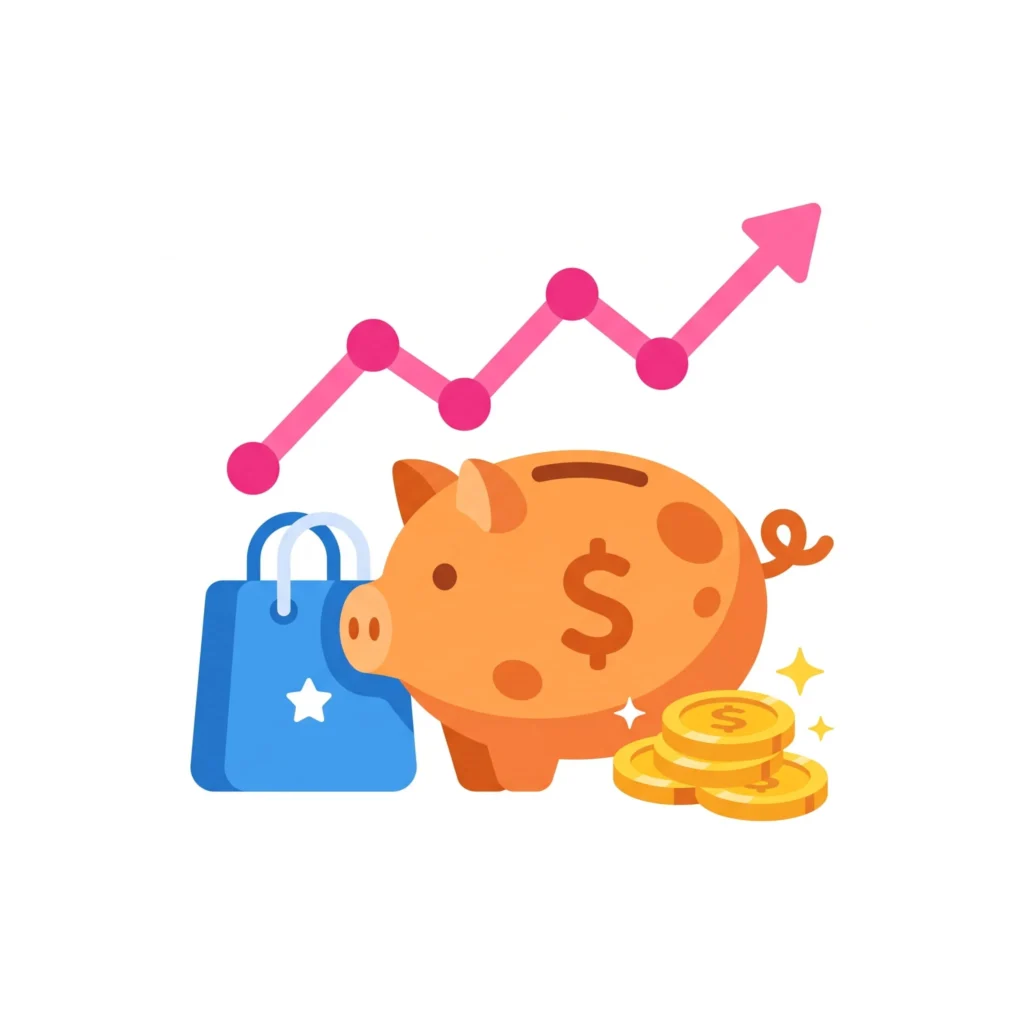 Money habits icon