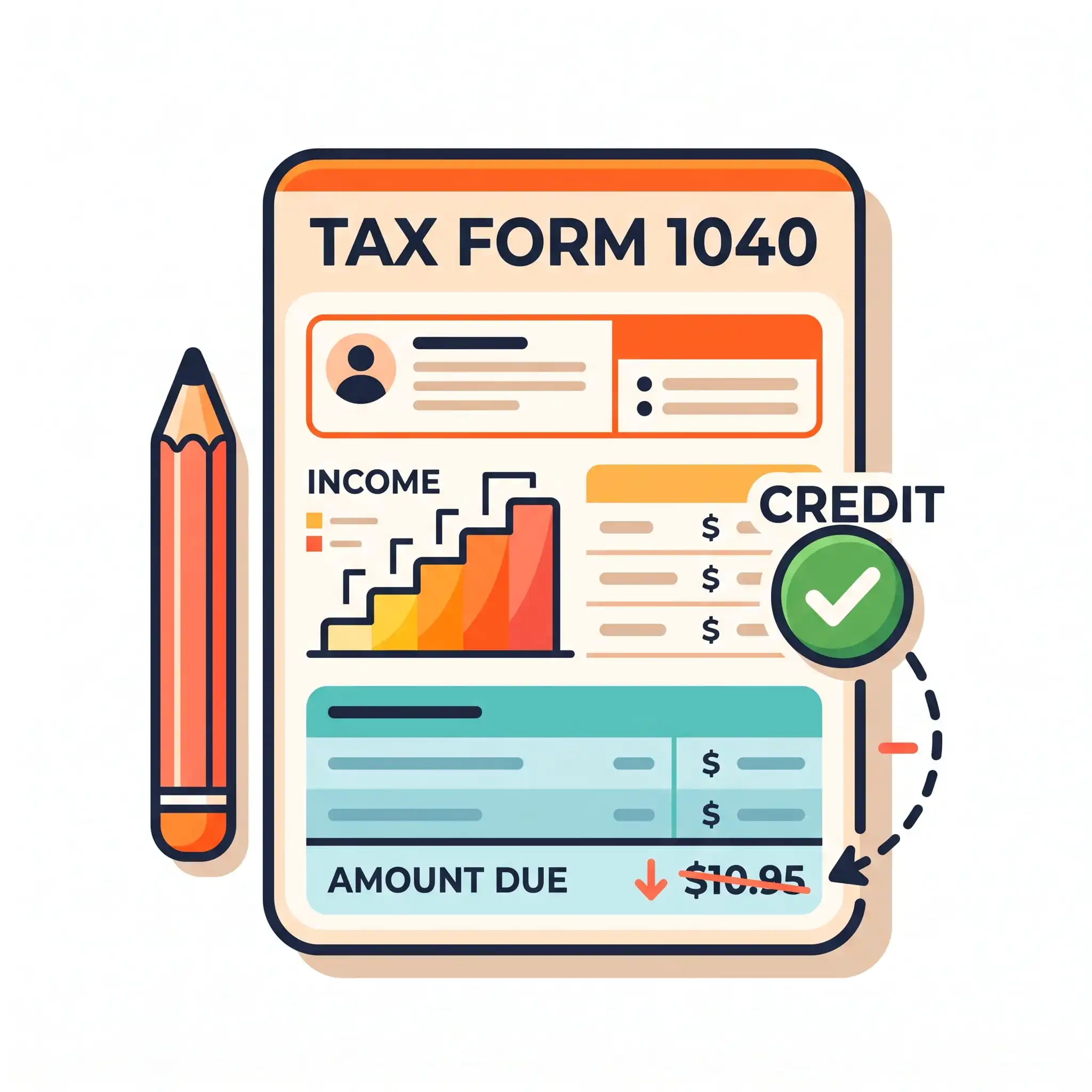 U.S. income tax icon